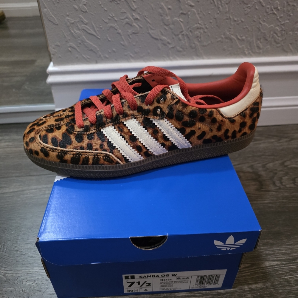 Adidas Samba OG Leopard Sneaker Womens